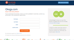 Desktop Screenshot of okega.com