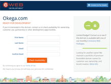Tablet Screenshot of okega.com